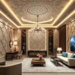 ديكورات فخمة وأسقف مضيئة | أفضل معلم جبس بورد القادسية الكويت